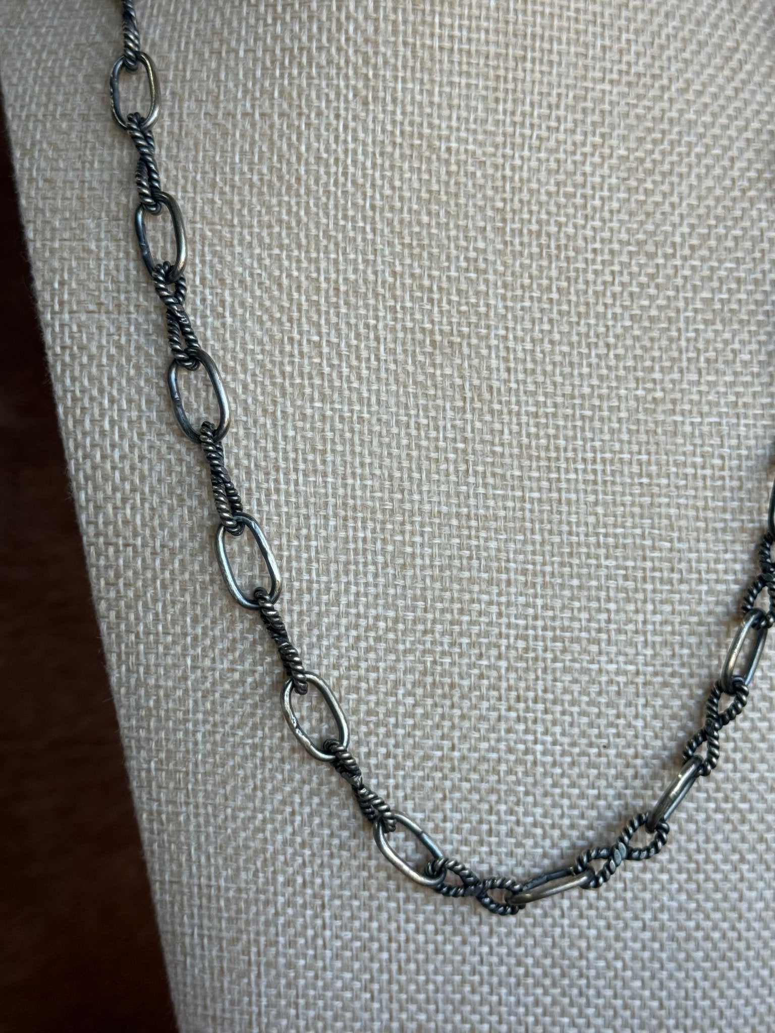 Twised Rope Link Chain Necklace