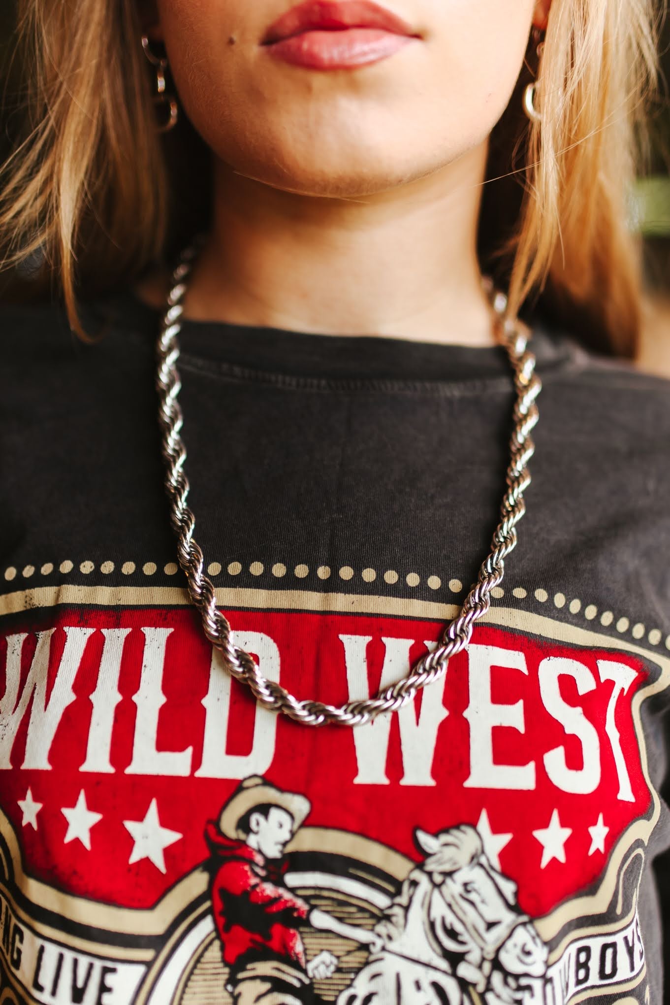Twisted Rope Chain Necklace