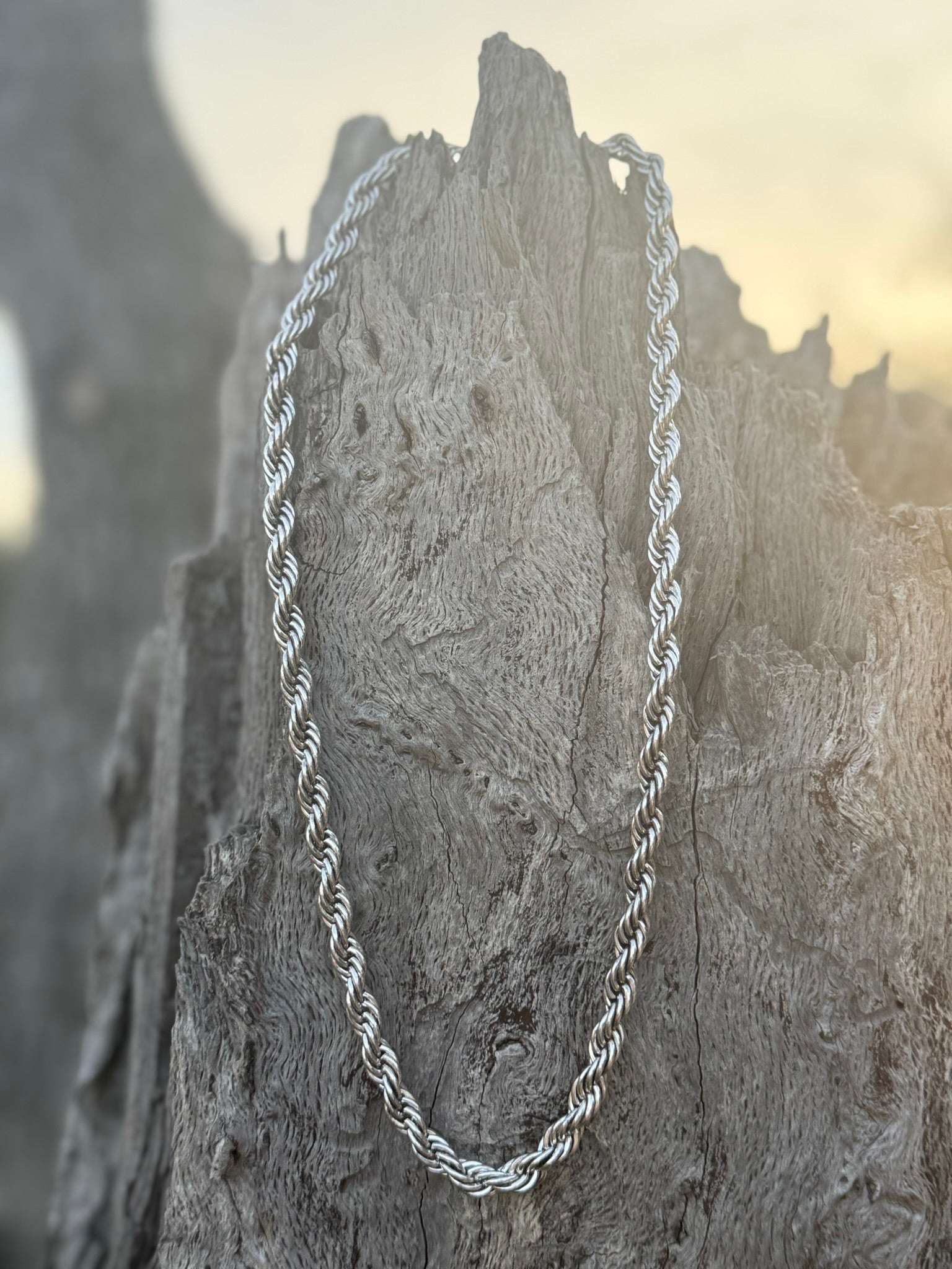 Twisted Rope Chain Necklace