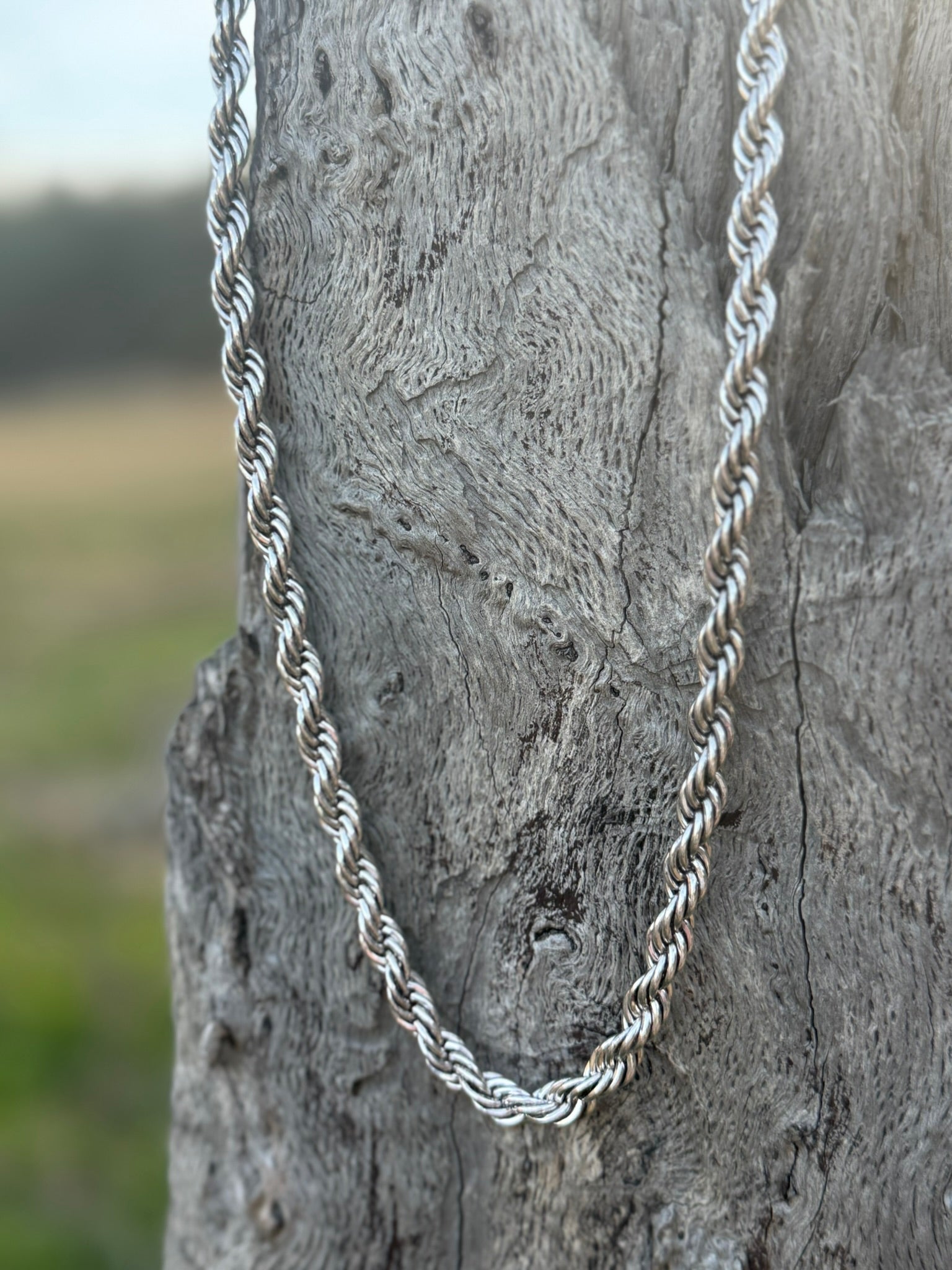 Twisted Rope Chain Necklace
