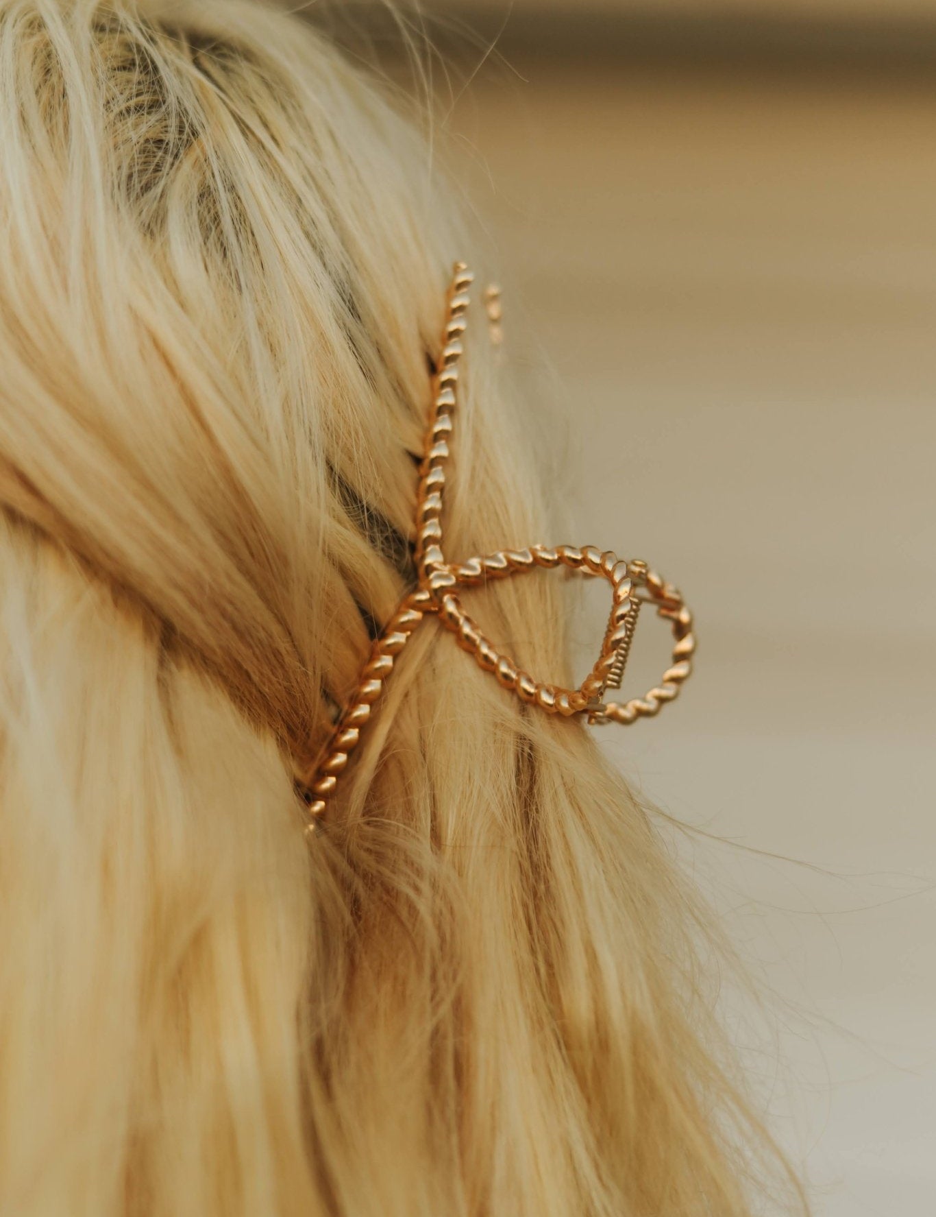 Twisted Rope Claw Hair Clip