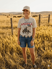 United States of America Cowboy Graphic TeeCementS