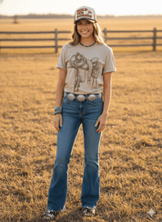 Untamed Saddle Graphic TeeTanS