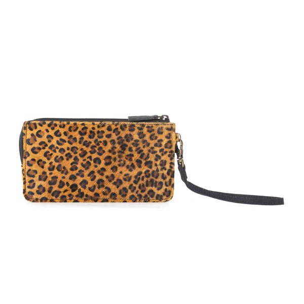 Uptown Girl Leopard Wristlet