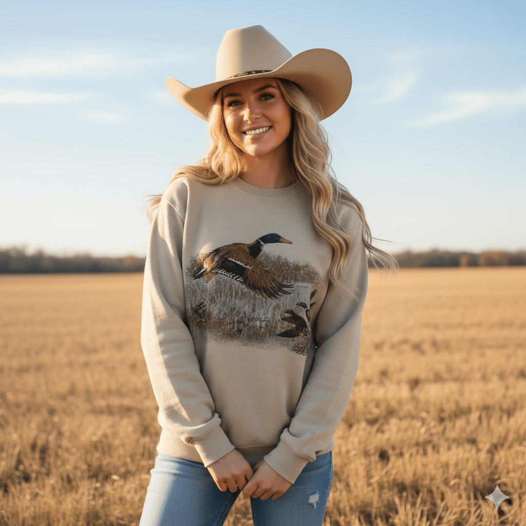 Vintage Duck Graphic SweatshirtSandS