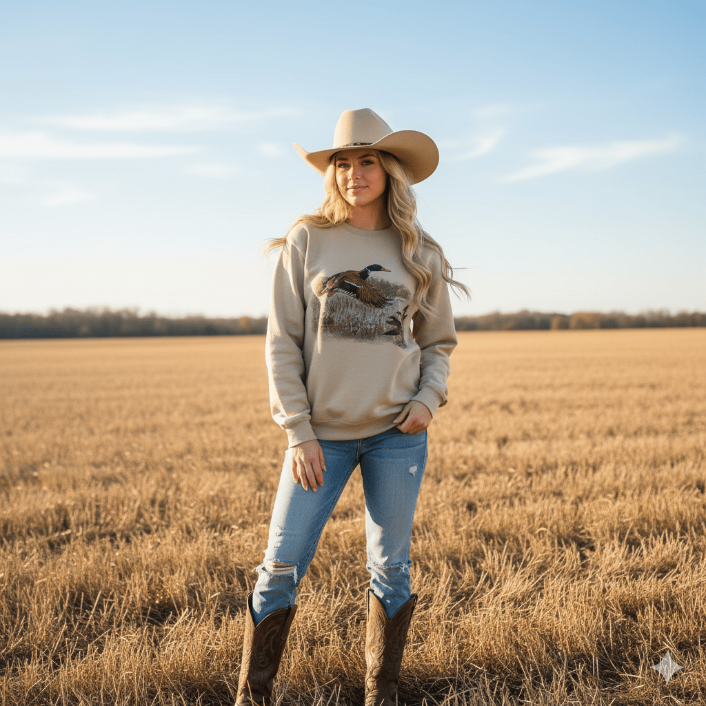 Vintage Duck Graphic SweatshirtSandS