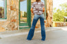 Vintage High Rise Flare Jeans2