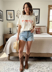 Vintage Rodeo Aztec Stitched Graphic TeeS