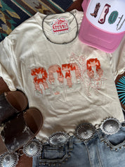 Vintage Rodeo Aztec Stitched Graphic TeeS