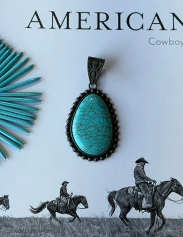 Vintage Turquoise Pendant