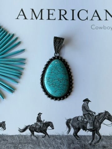 Vintage Turquoise Pendant
