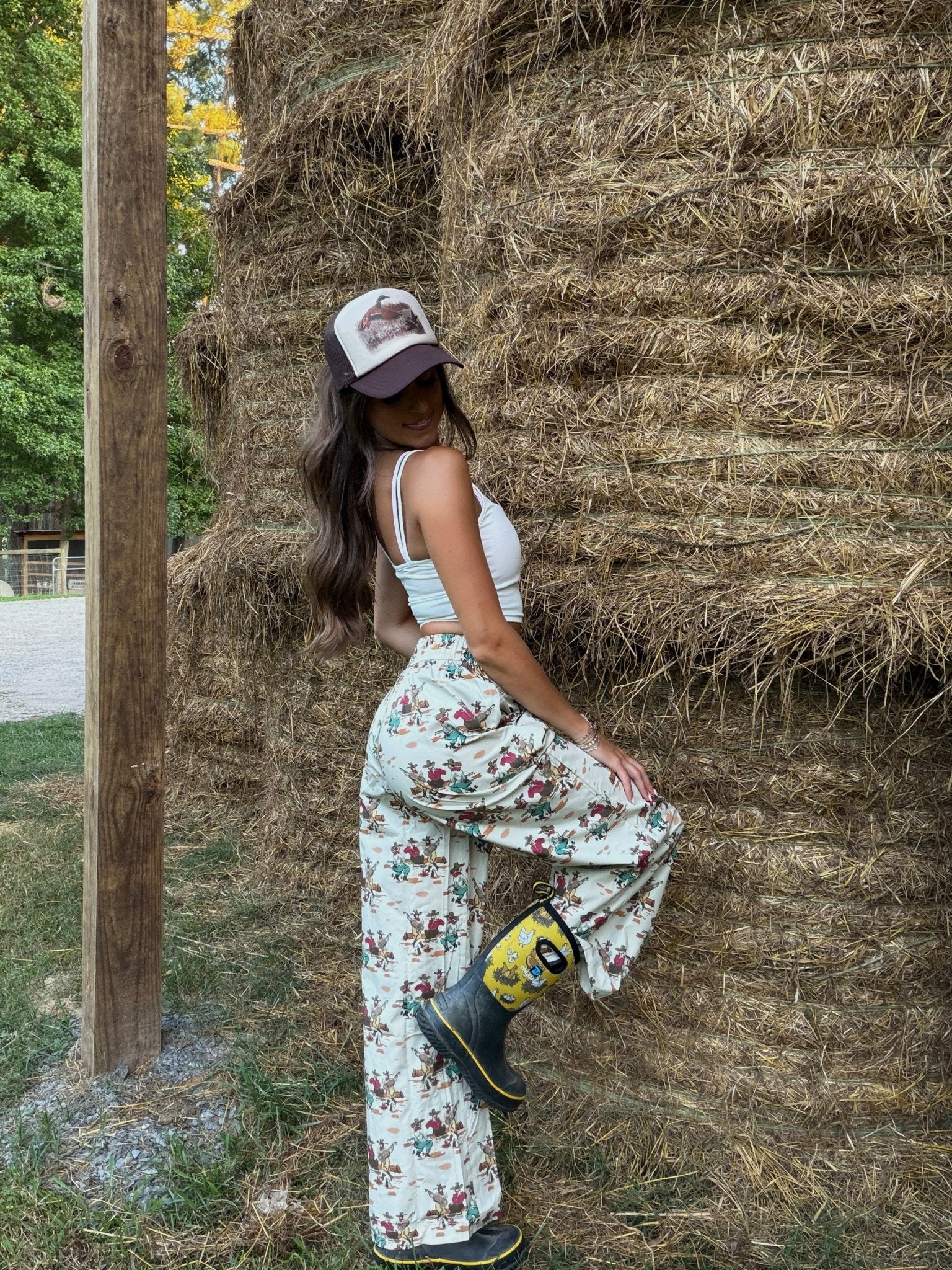Wagon Wheel Boxer Lounge PantsS