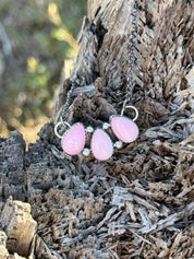 Wanderlust Trio Pink Necklace