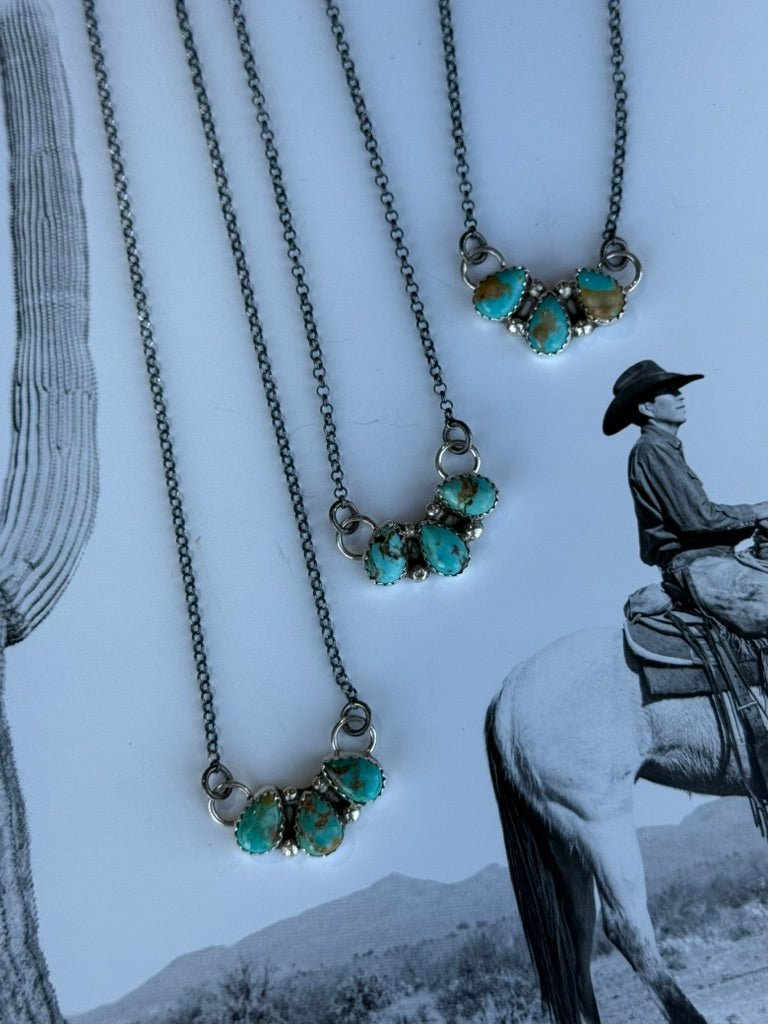Wanderlust Trio Turquoise Necklace