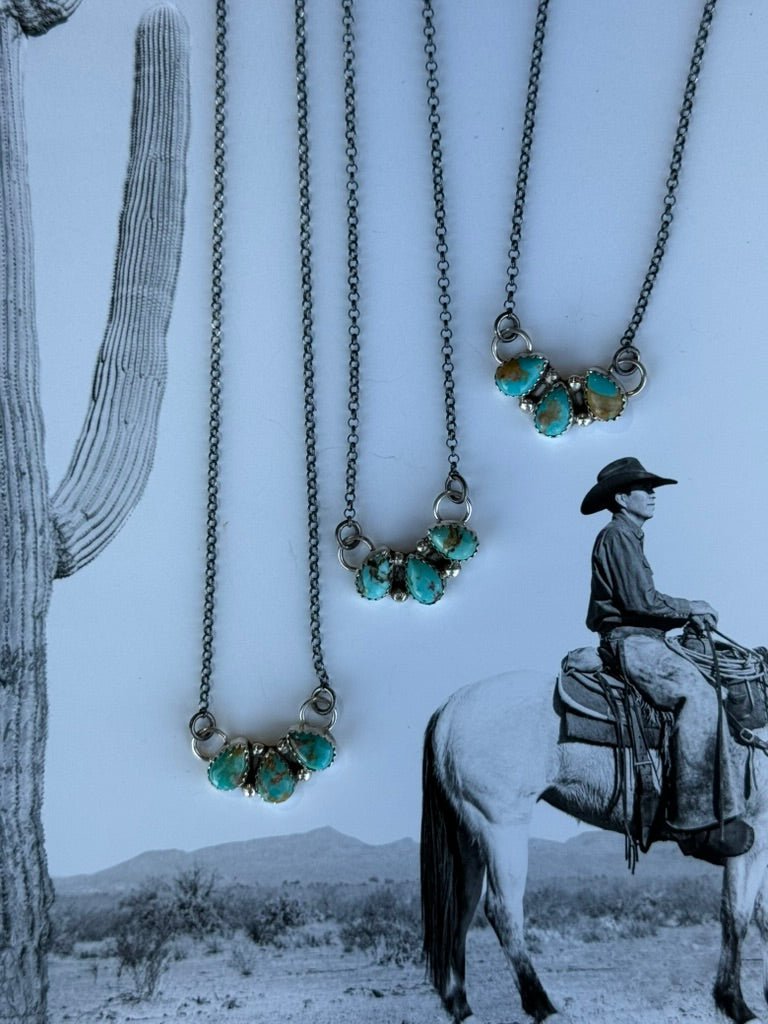 Wanderlust Trio Turquoise Necklace