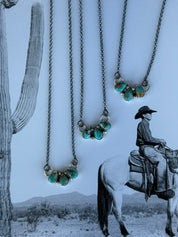 Wanderlust Trio Turquoise Necklace