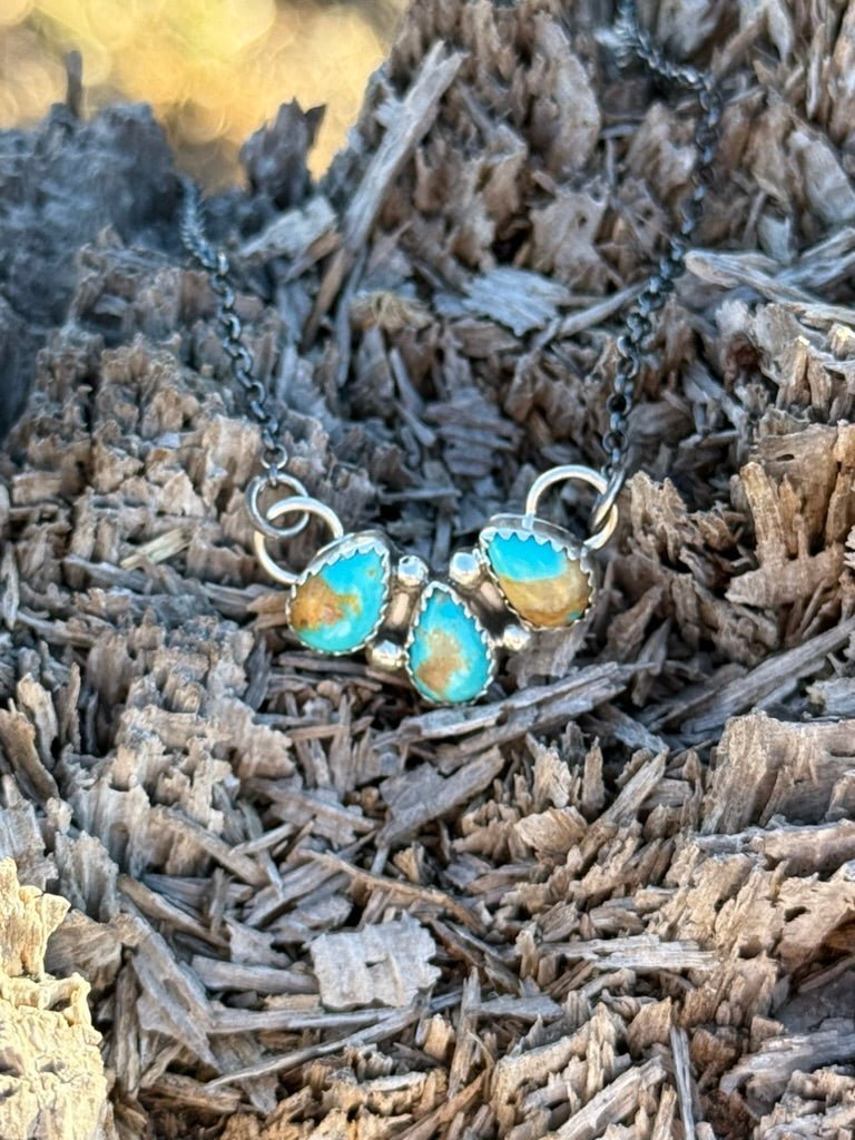 Wanderlust Trio Turquoise Necklace