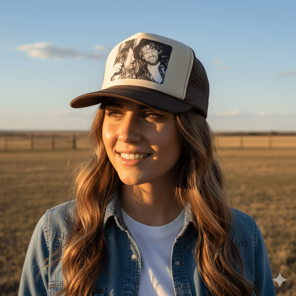 Waylon And Willie Trucker Hat