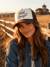 Well Sheeyit Trucker HatBrown & Tan