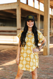 Western Bar and Pearls Layered Necklace