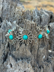 Western Blossoms Turquoise Bracelet