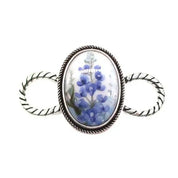 Western Bluebonnet Scarf Charm