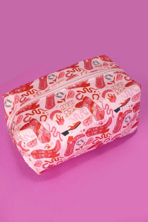 Western Bow Pink Pouch