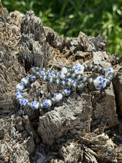 Western Ceramic Beaded Stretch Bracelet Set