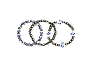 Western Ceramic Beaded Stretch Bracelet Set