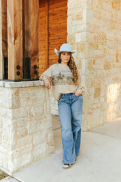 Western Cowboy Relaxed Graphic SweatshirtS