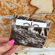 Western Cowhide Card Holder