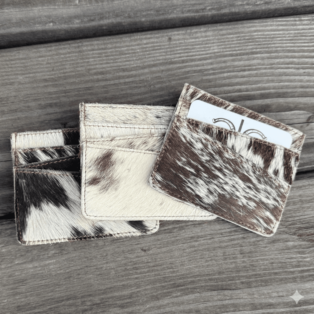 Western Cowhide Card Holder