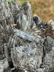 Western Etched Cuff Bracelet