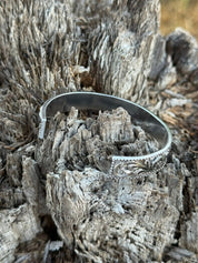 Western Etched Cuff Bracelet