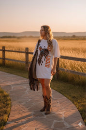 Western Giddy Up Tee DressS