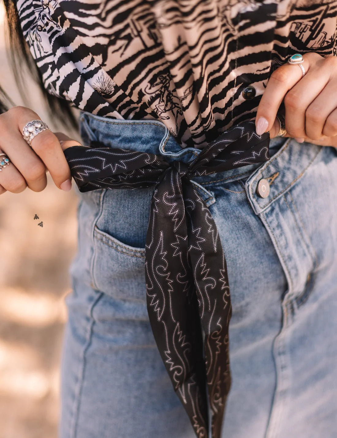 Western Hair TwilliesBoot Stitch