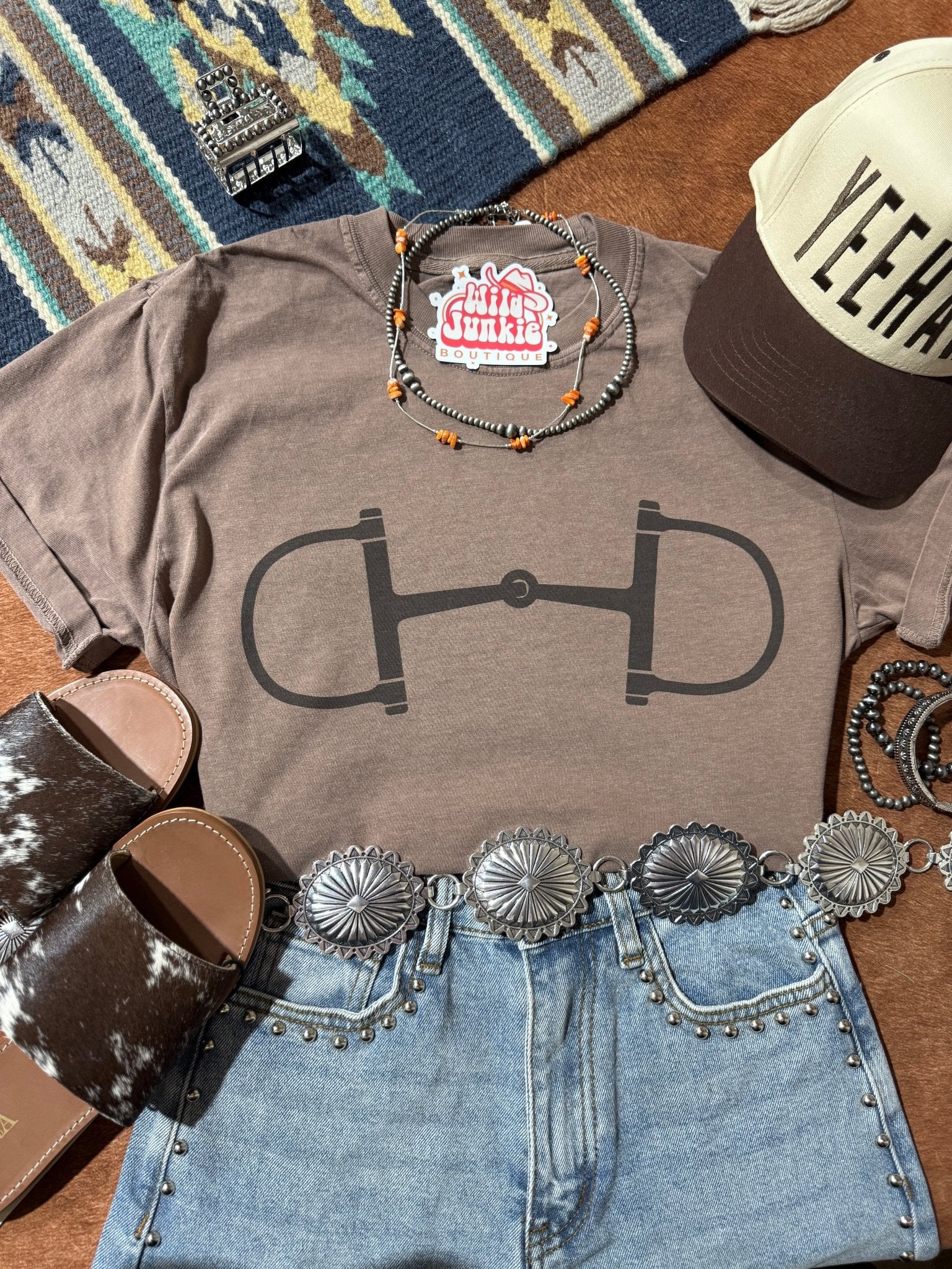Western Horse Bit Graphic Tee – Wild Junkie