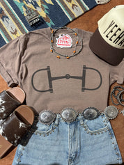 Western Horse Bit Graphic TeeEspressoS