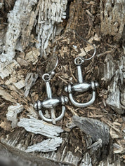 Western Horsebit Silver Earrings