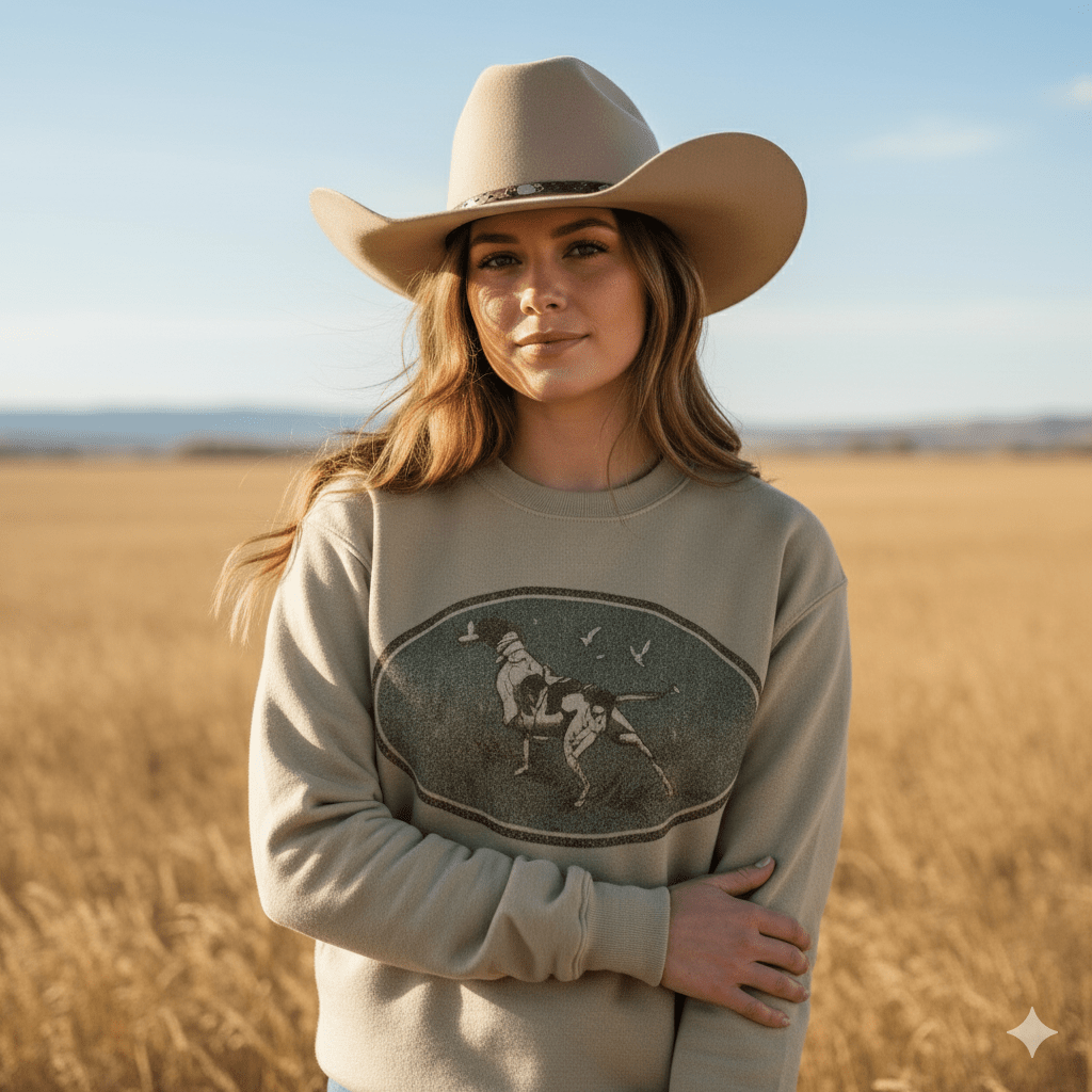 Western Hunt Dog Graphic SweatshirtSandS