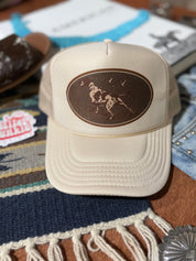 Western Hunt Dog Trucker HatKhaki