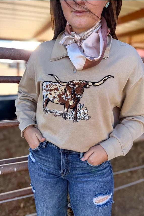 Western Lomita Longhorn PulloverS