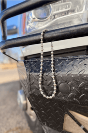 Western Pearl Silver Beaded Necklace
