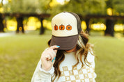 Western Pumpkins Trucker HatBrown and Tan