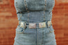 Western Rectangle Concho Chain Belt