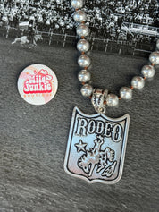 Western Rodeo Pendant Necklace