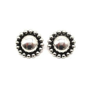 Western Round Bubble Post Earrings