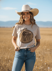 Western Saddle Graphic TeeCementS