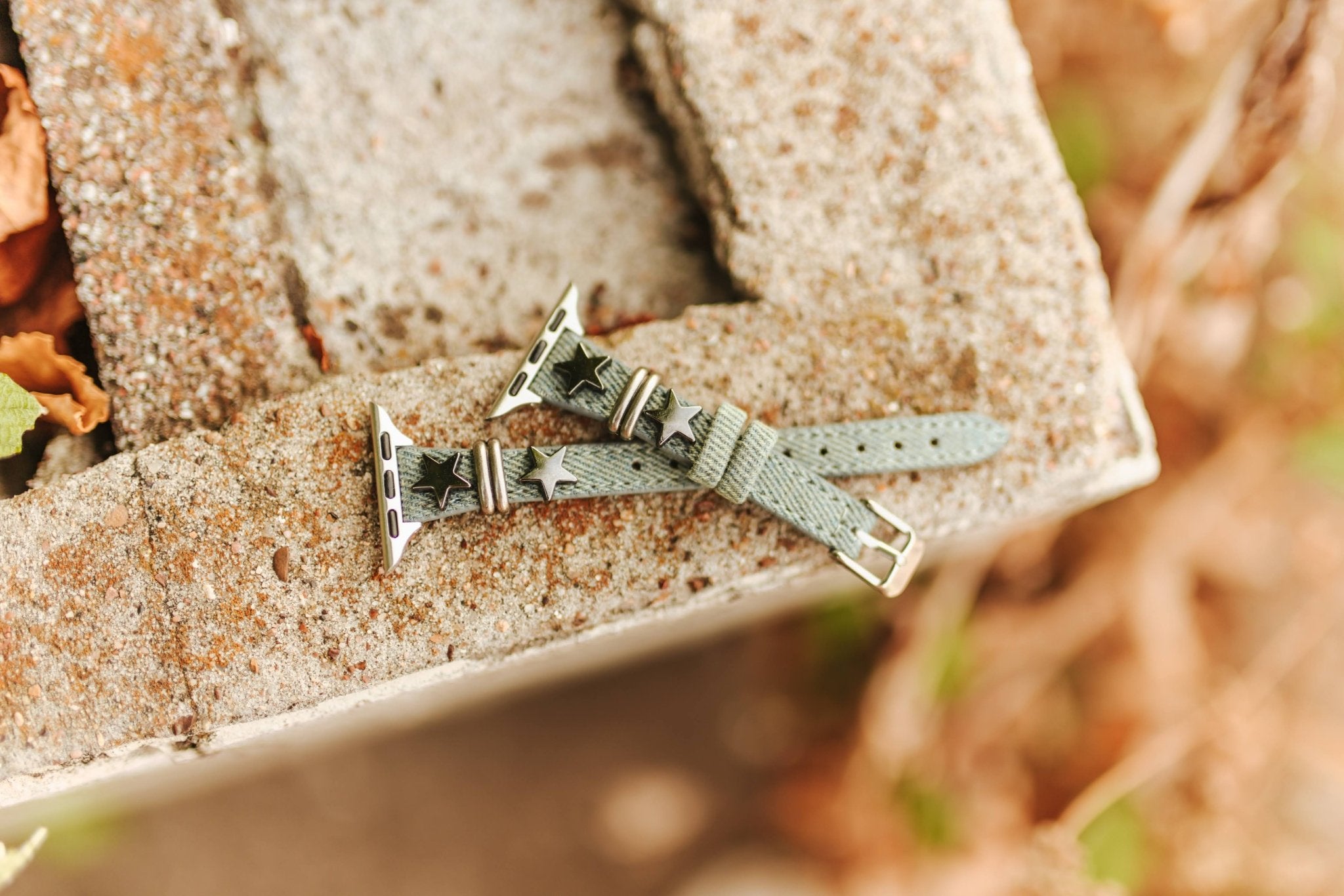 Western Sage Faux Leather Apple Watch Band