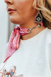 Western Snaffle Bit Scarf Charm